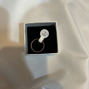 Elegant Gold Band Mood Ring Size 7